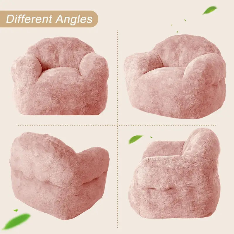 Pouf géant moelleux avec remplissage en mousse à mémoire de forme