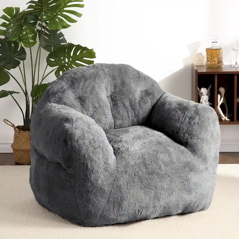 Pouf géant moelleux avec remplissage en mousse à mémoire de forme
