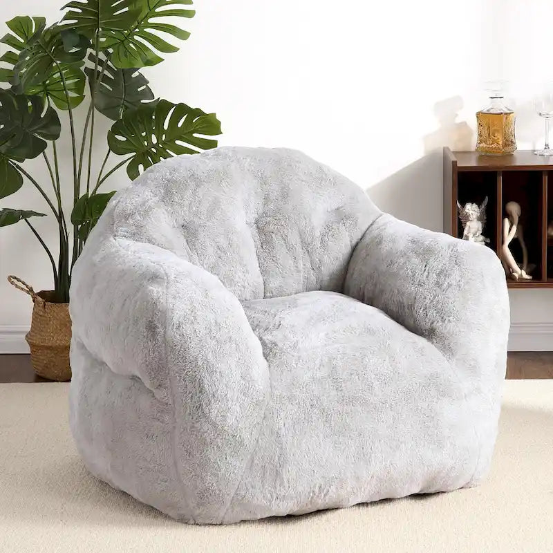 Pouf géant moelleux avec remplissage en mousse à mémoire de forme